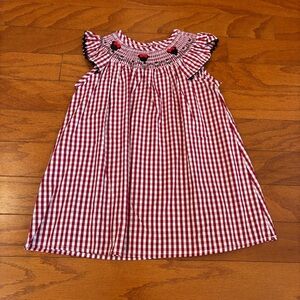 Red and White Gingham Minnie Dress size S